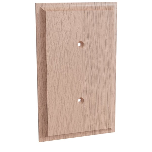 Designs Of Distinction Single Blank Switch Plate Cover - Red Oak 01452001AK1 - main
